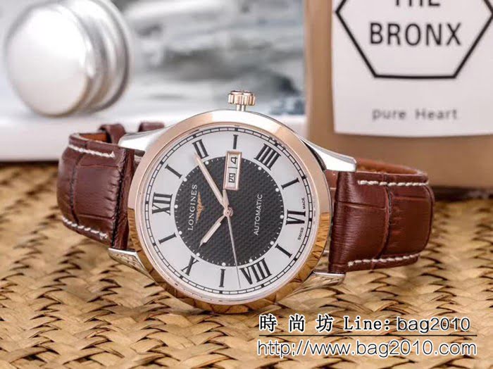 LONGINES浪琴 經典大三針 全自動機械 精品男士腕表 WSS2299